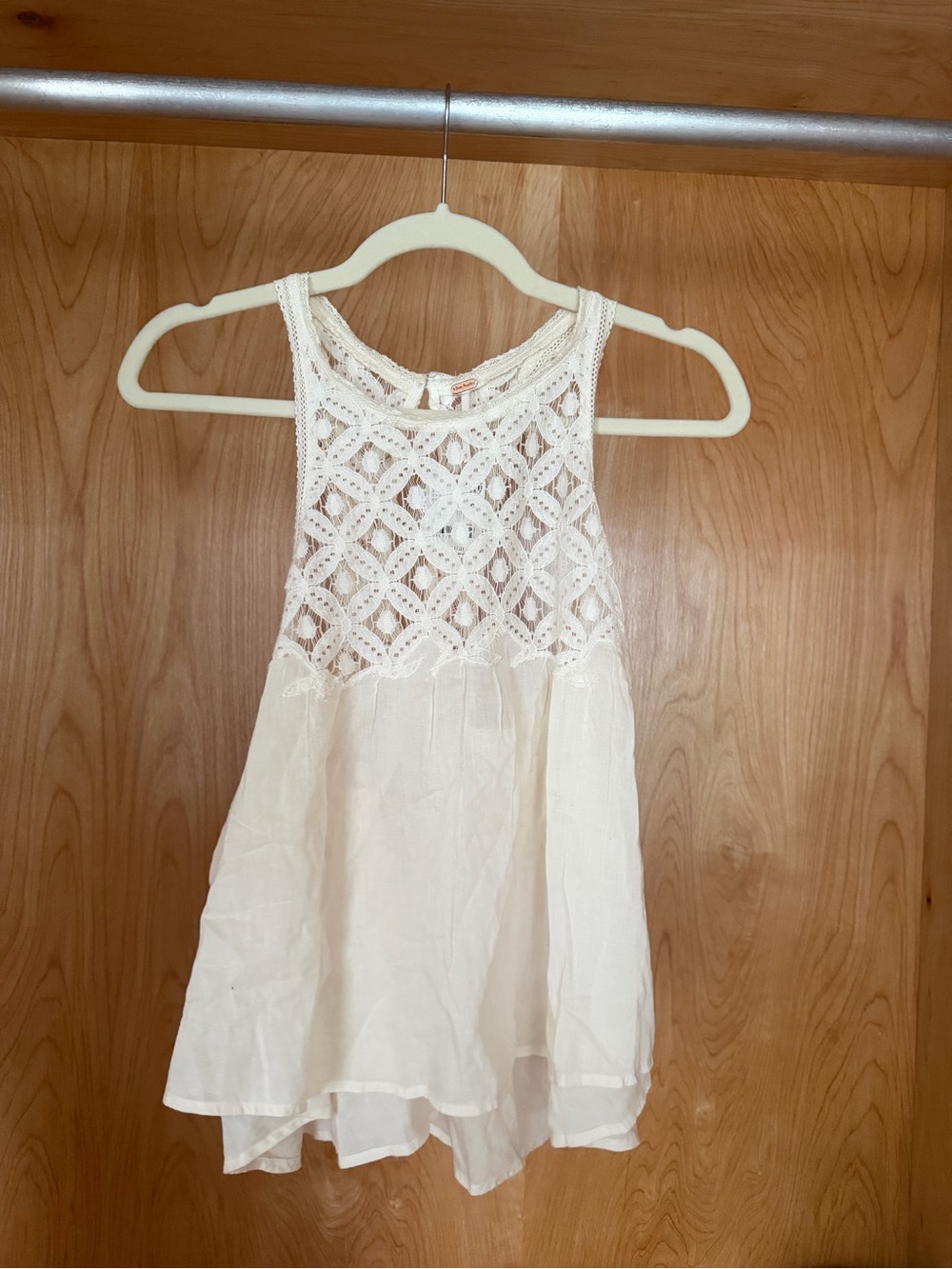 Free People Crochet Tank Top